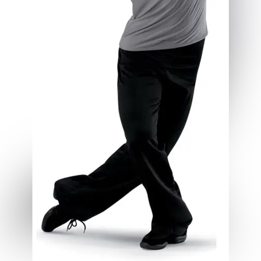 Weissman Straight Leg Pants 6553 Black Boys Men’s Dancewear Costume